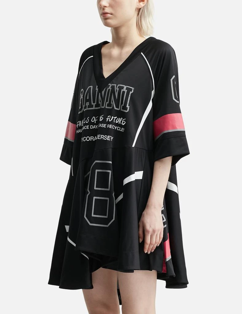 Ganni Future Mesh Oversized Mini Dress 2