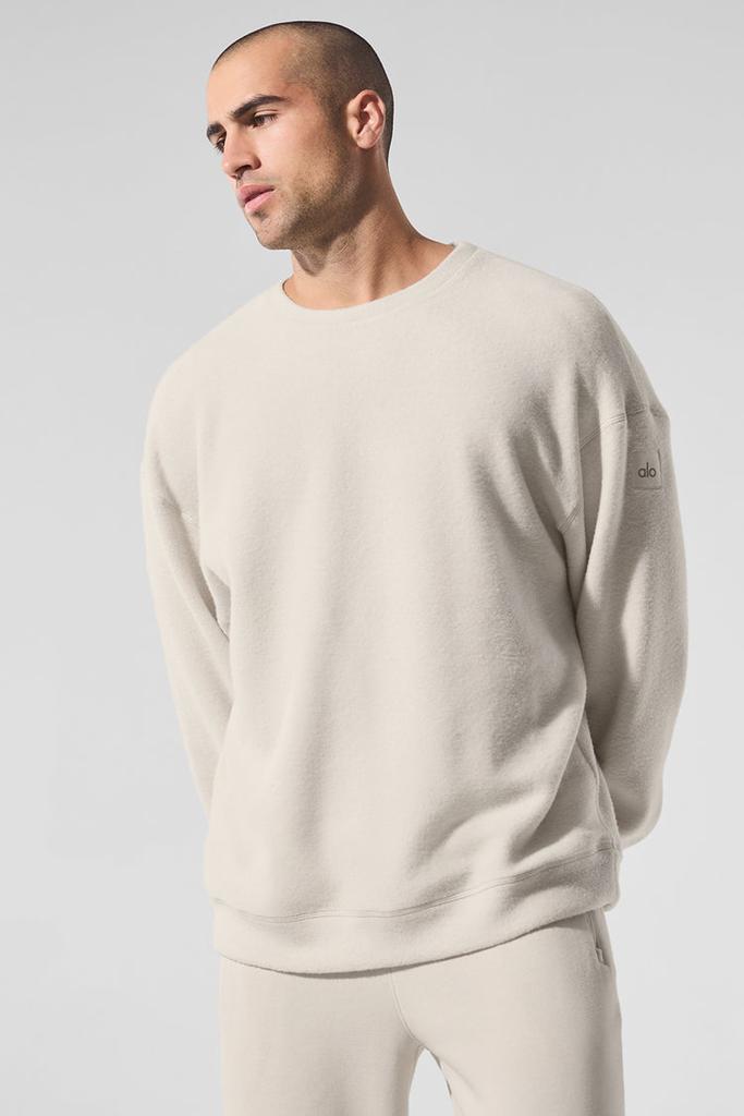 Alo Triumph Restore Crew Neck Sweatshirt - Bone