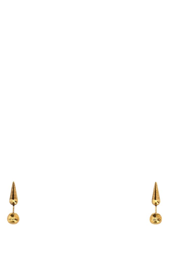 Jil Sander Gold metal earrings