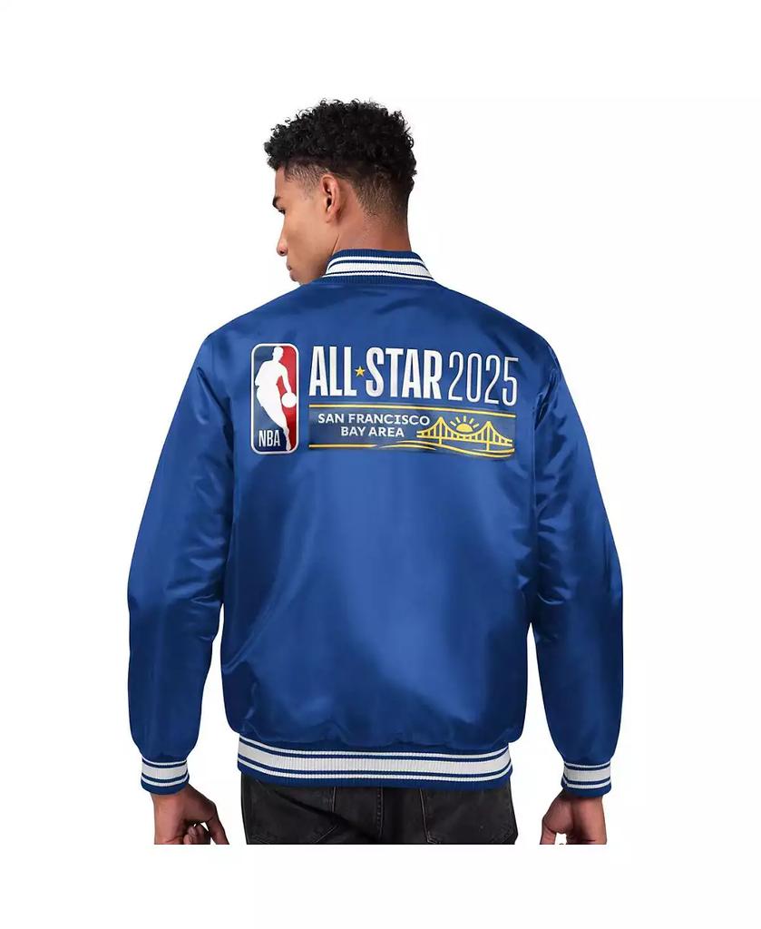 Starter Men's Royal 2025 NBA All-Star Game Satin Full-Snap Varsity Jacket
