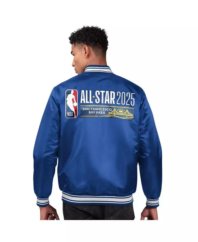 Starter Men's Royal 2025 NBA All-Star Game Satin Full-Snap Varsity Jacket 2