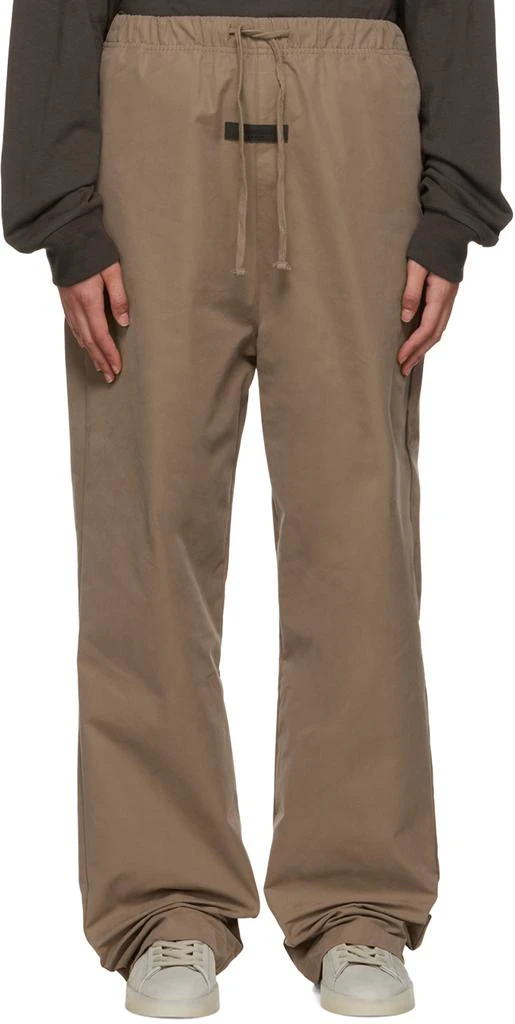 Essentials Brown Relaxed Lounge Pants 1