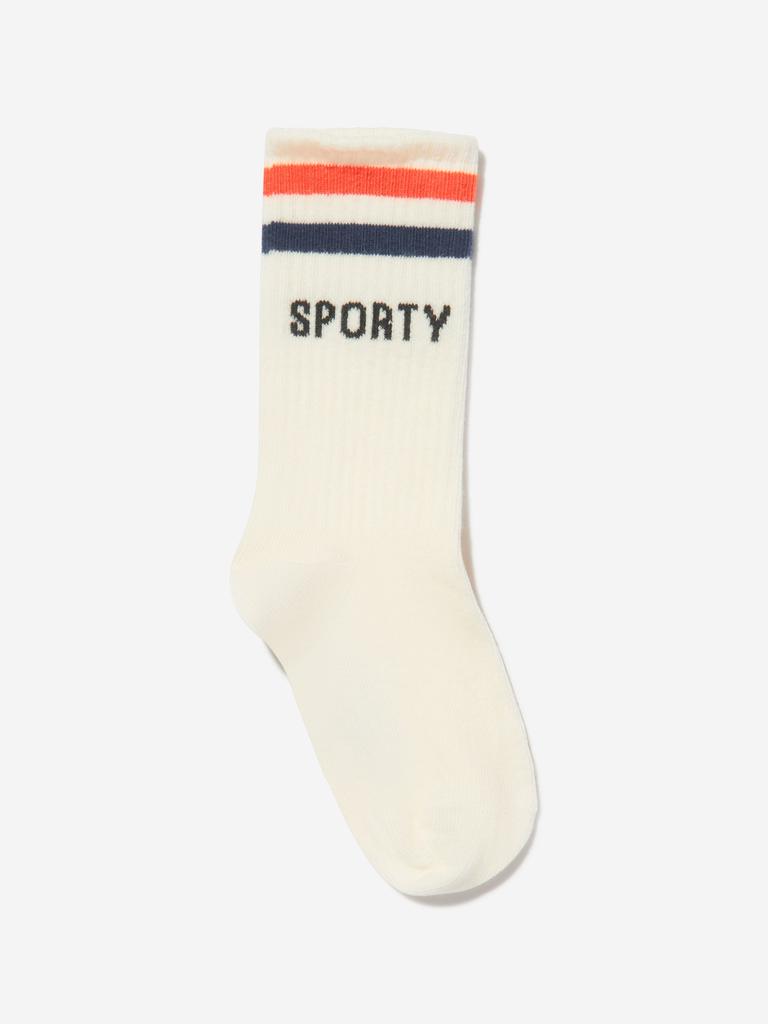 Mini Rodini Mini Rodini Kids Sporty Socks in White