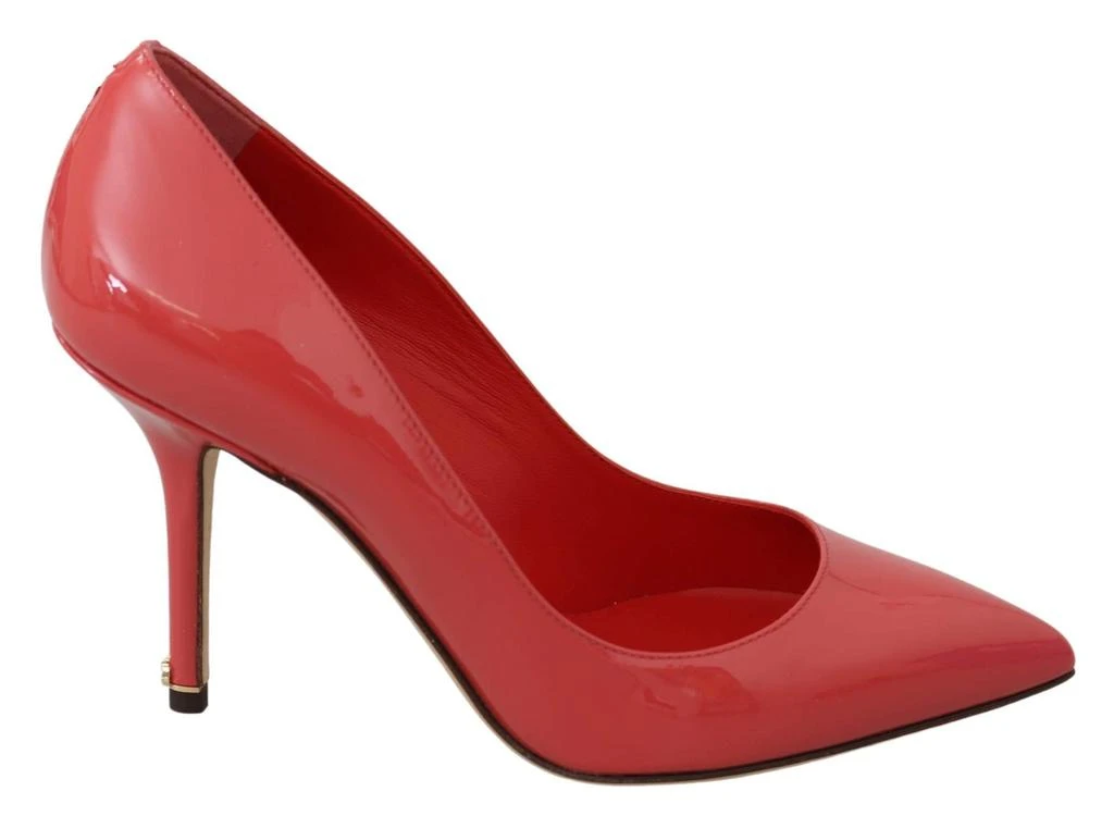 Dolce & Gabbana Dolce & Gabbana Dark Pink Patent Leather Heels Pumps 1