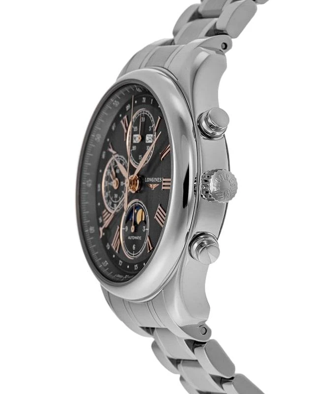 Longines Longines Master Collection Moonphase Automatic Chronograph Grey Dial Steel Men's Watch L2.673.4.61.6 3