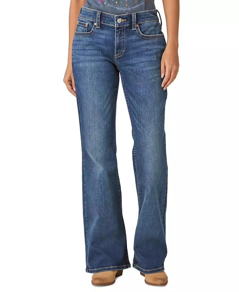 Lucky Brand Women's Low Rise Flap-Pocket Flared Jeans 1