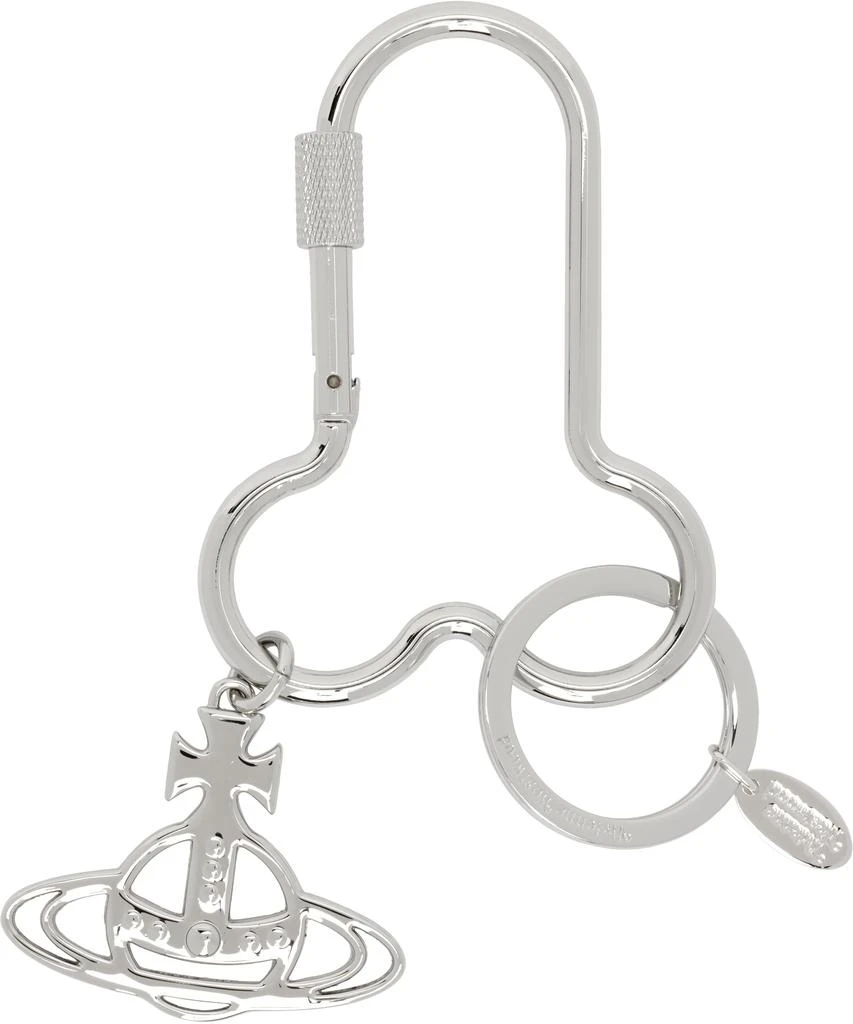 Vivienne Westwood Silver Penis Carabiner Keychain