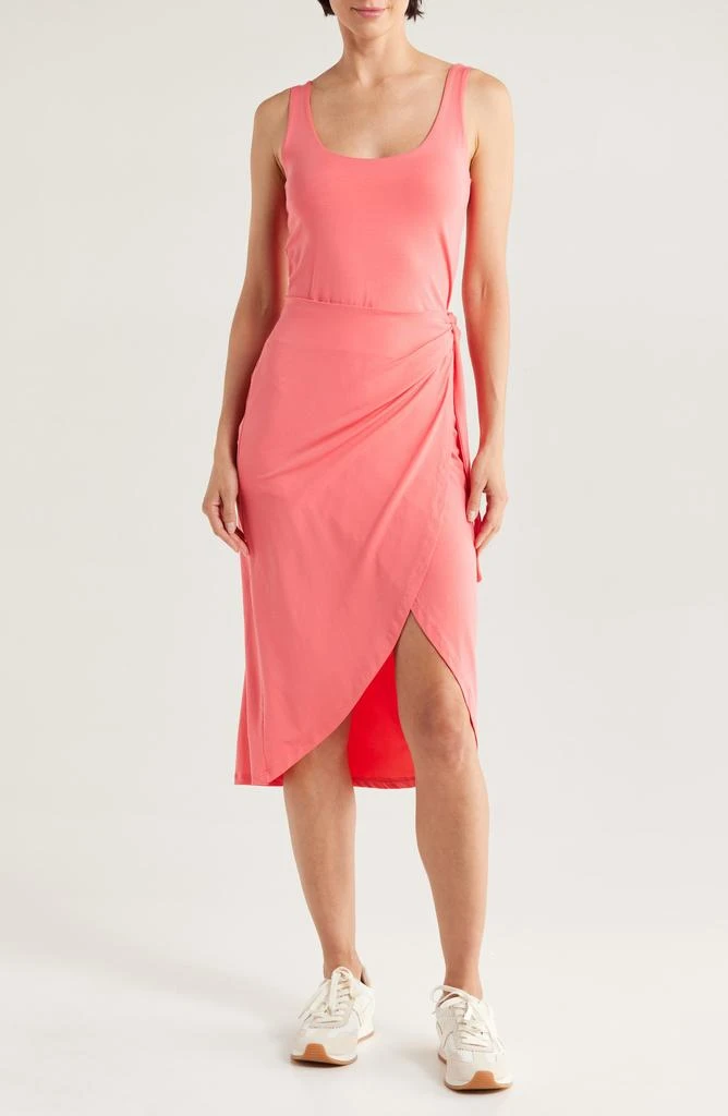 knee length dresses for ladies Beyond Yoga Intrigue Midi Dress at YogaOutlet.com
