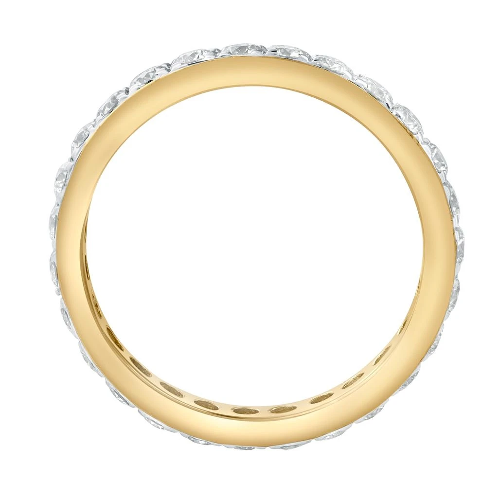 LuvMyJewelry Averine 1.00 Ct Natural Diamond Eternity Band 14K Gold Ring 4