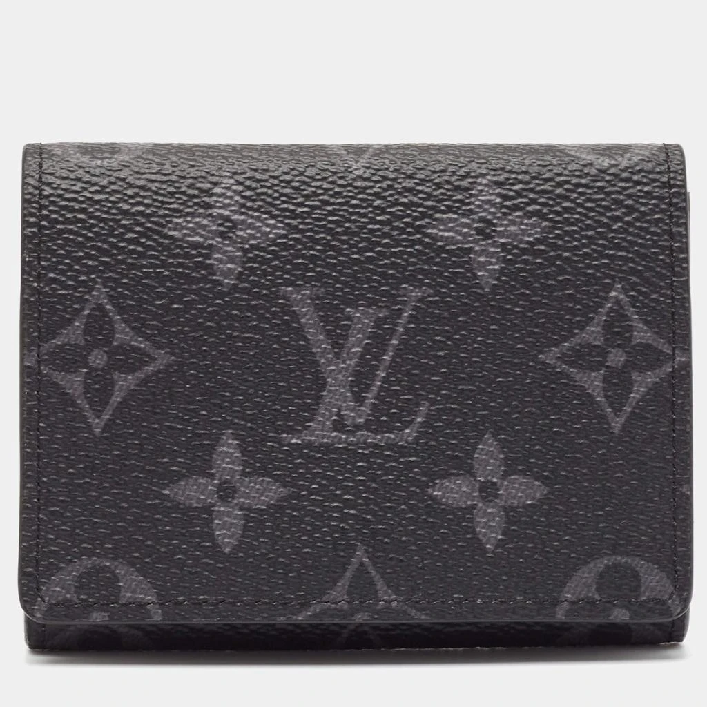 Louis Vuitton Louis Vuitton Monogram Eclipse Canvas Envelope Business Card Holder 1