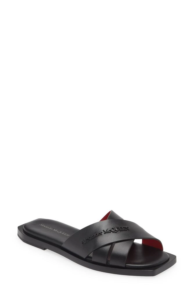McQueen Slash Slide Sandal