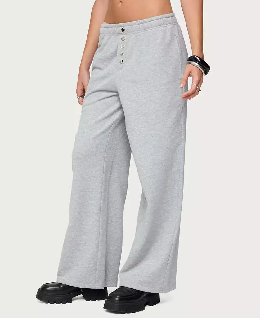 Edikted Women's Lorelle Wide Leg Sweatpants 4