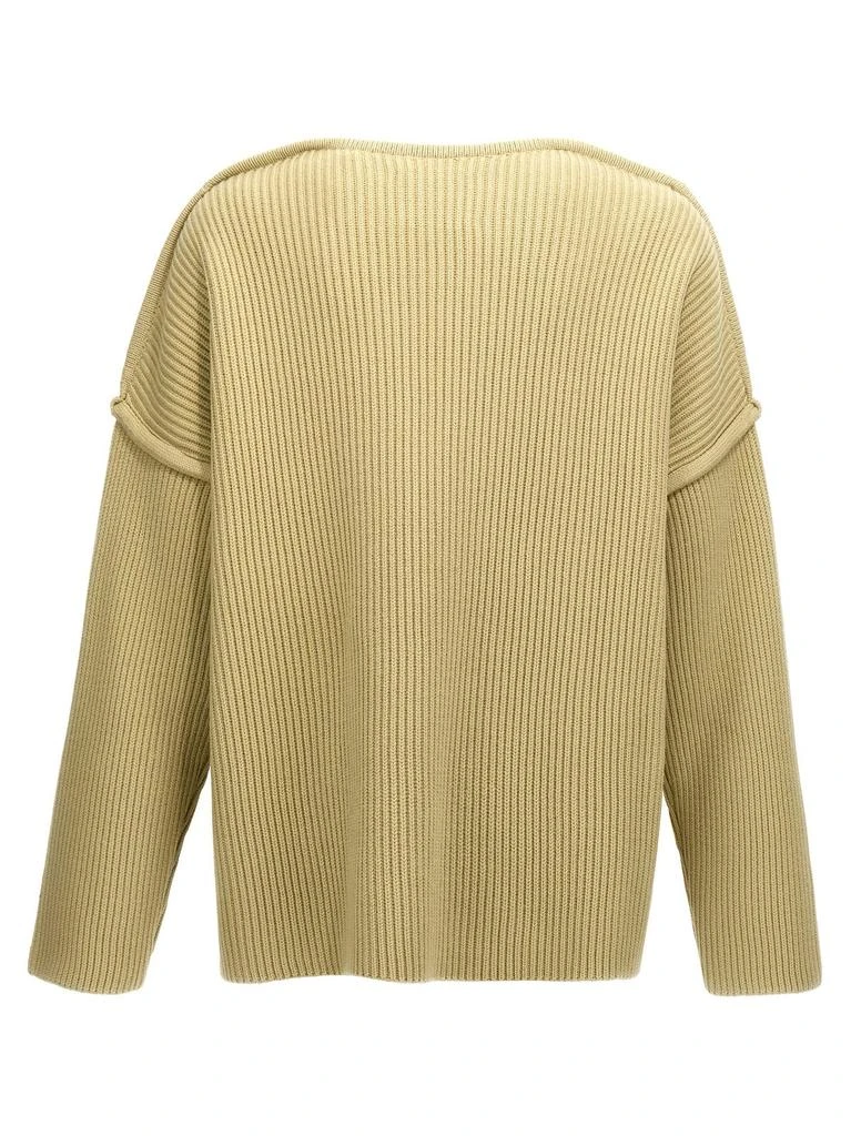 Jil Sander Jil Sander Geometric Neckline Knitted Jumper 2