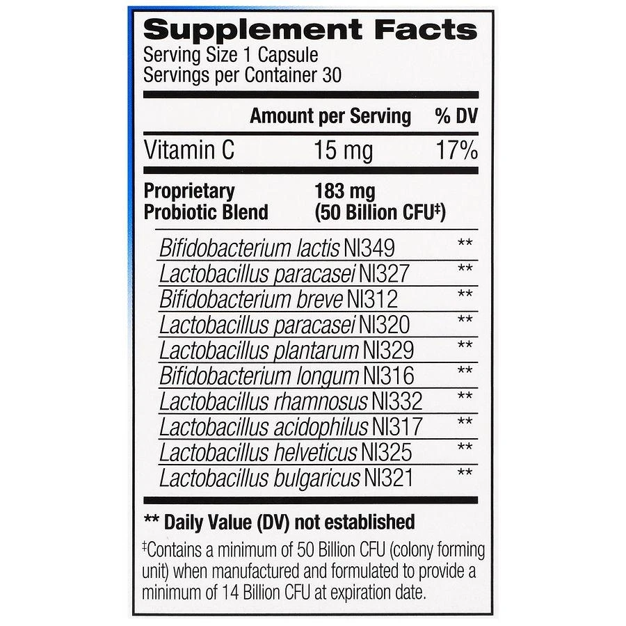 Walgreens Probiotic Capsules Extra Strength 8