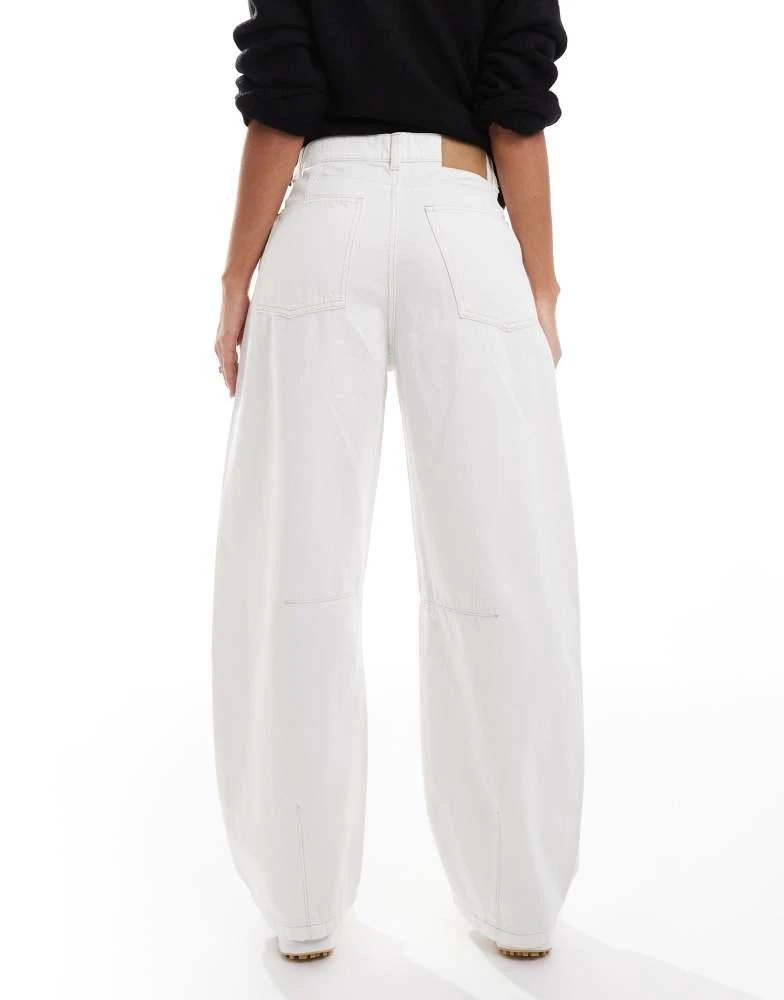 Cotton:On Cotton On barrel leg jean in vintage white 3