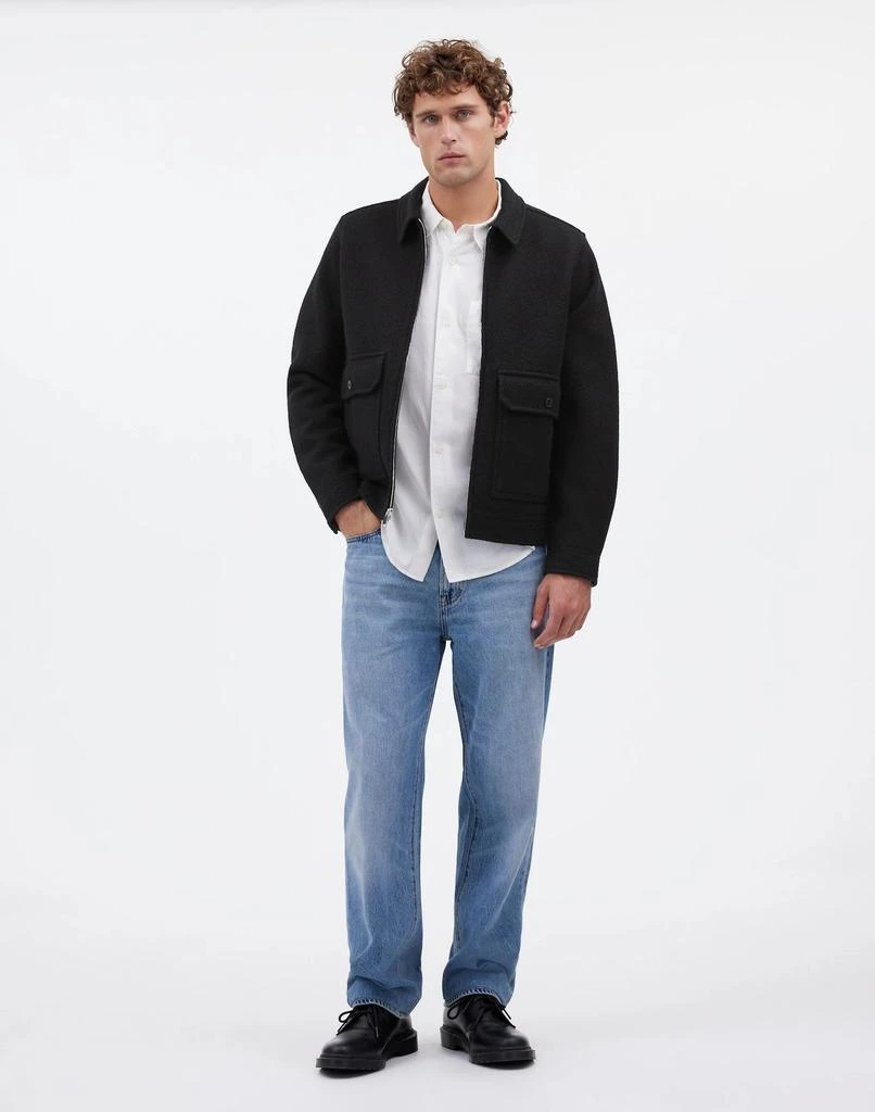 Madewell Boiled Wool Zip-Front Jacket 1
