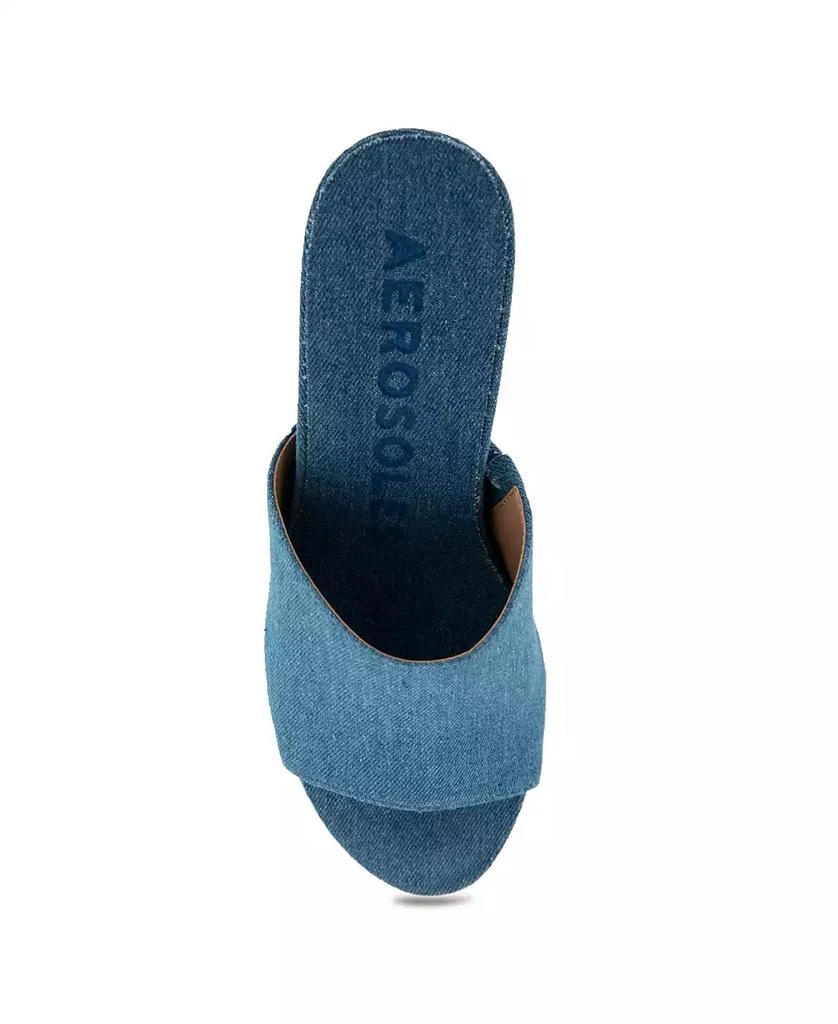 Aerosoles Women's Pierce Open Toe Wedge Sandals 4