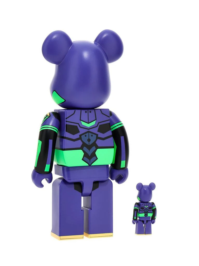 Medicom Medicom Toy X Evangelion Eva 01 100% + 400% Be@rbrick Set 2