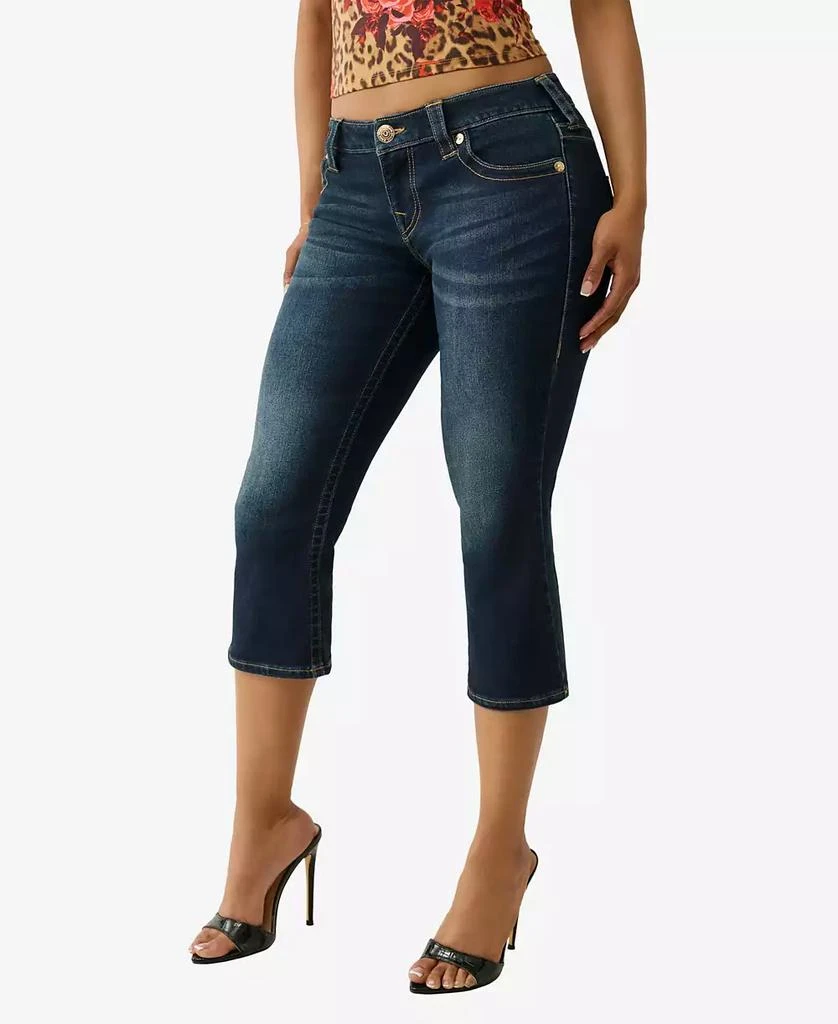 True Religion Women's Low Rise Capri Jeans 3