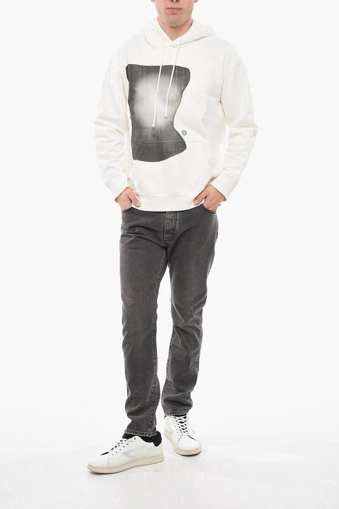 MAISON MARGIELA Maison Margiela MM6 Brushed Cotton Printed Hoodie 5