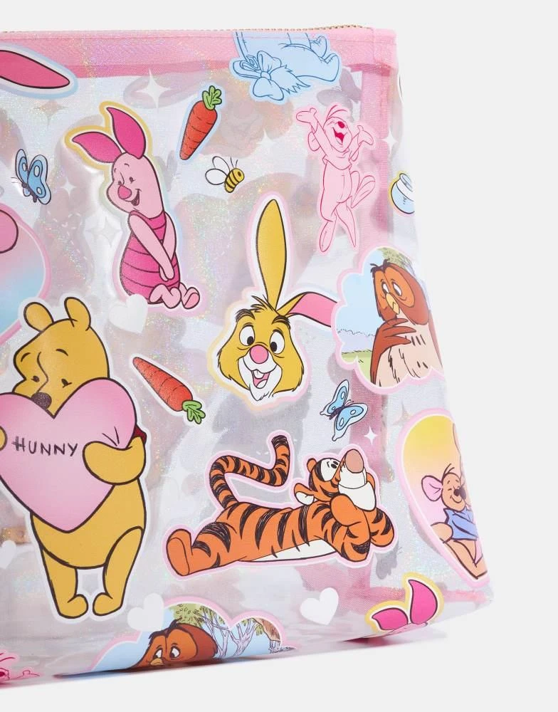 Skinnydip Skinnydip London Winnie the Pooh Cute Sticker Wash Bag 4