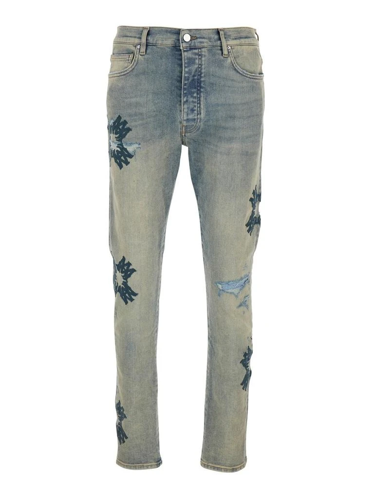 AMIRI Amiri MA Quad-Applique Skinny Jeans 1