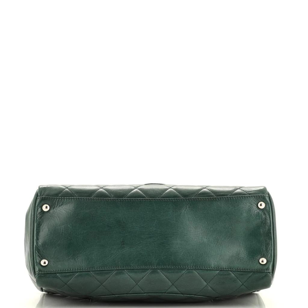 Chanel CC Delivery Tote Quilted Glazed Calfskin Small 4