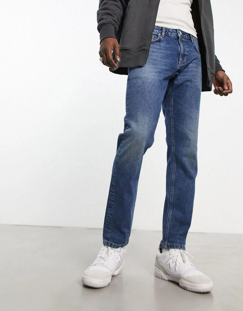 ASOS ASOS DESIGN slim jeans in dark wash 4