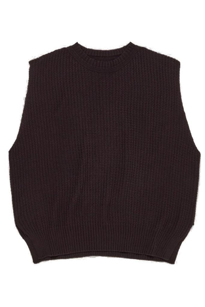 Homme Plissé Issey Miyake Homme Plissé Issey Miyake Crewneck Sleeveless Ribbed Jumper