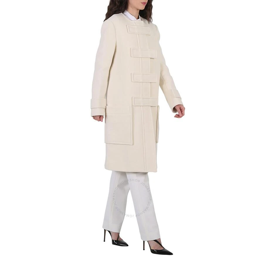 Burberry Ladies Ivory Blush Single-Breasted Wool-Blend Coat 3