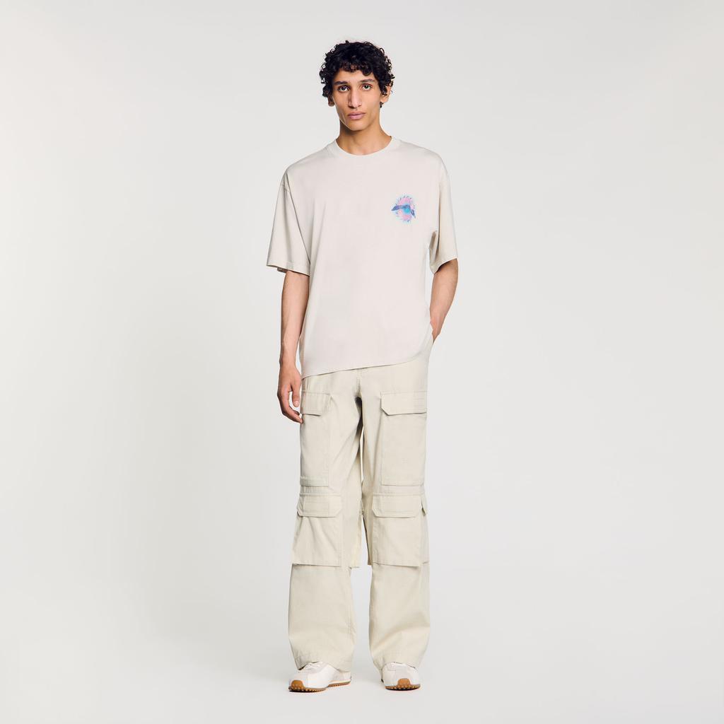 Sandro Sun motif T-shirt