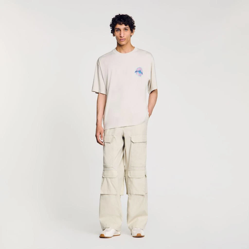 Sandro Sun motif T-shirt 1