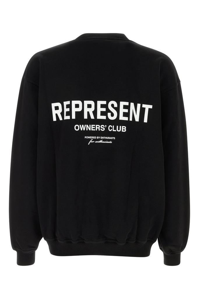 Represent Black cotton Represent Owners Club sweatshirt