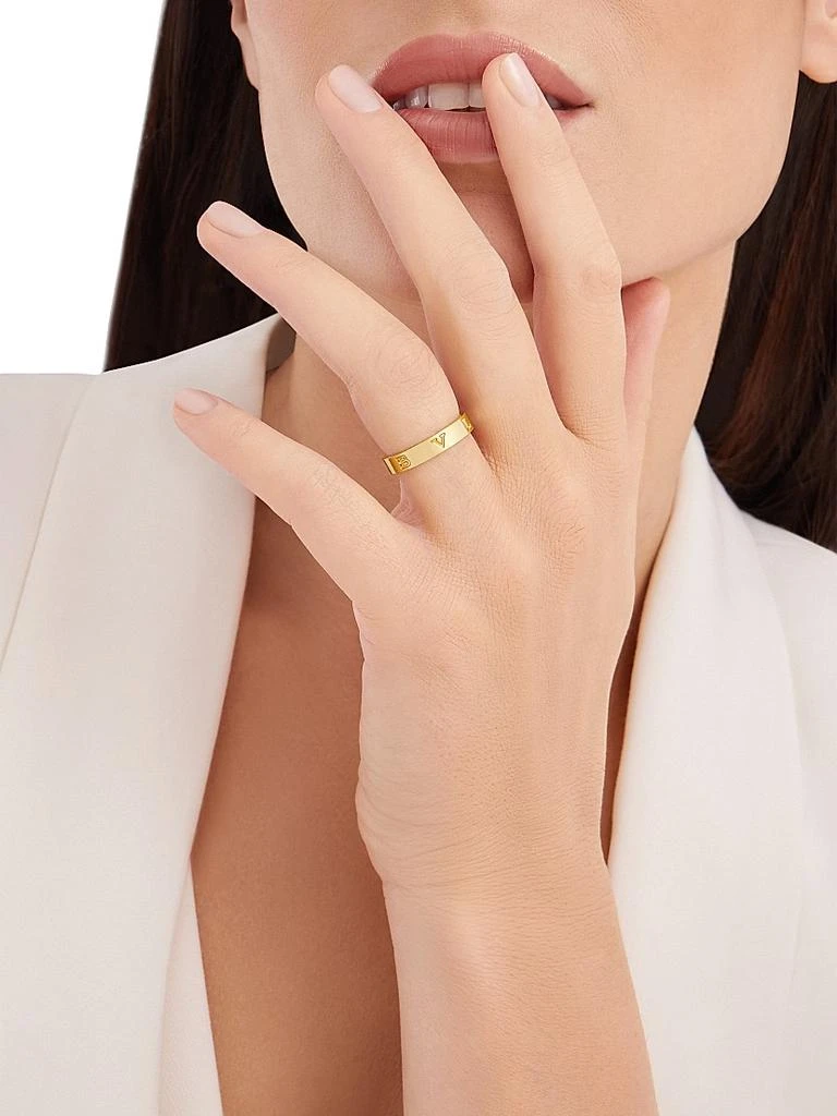 BVLGARI B.zero1 18K Yellow Gold Logo Ring 4