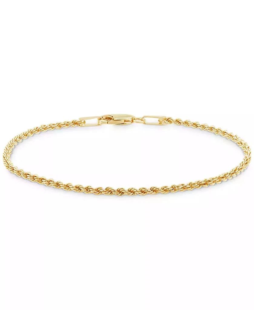 Macy
s Children
s Glitter Rope Bracelet in 14k Yellow Gold