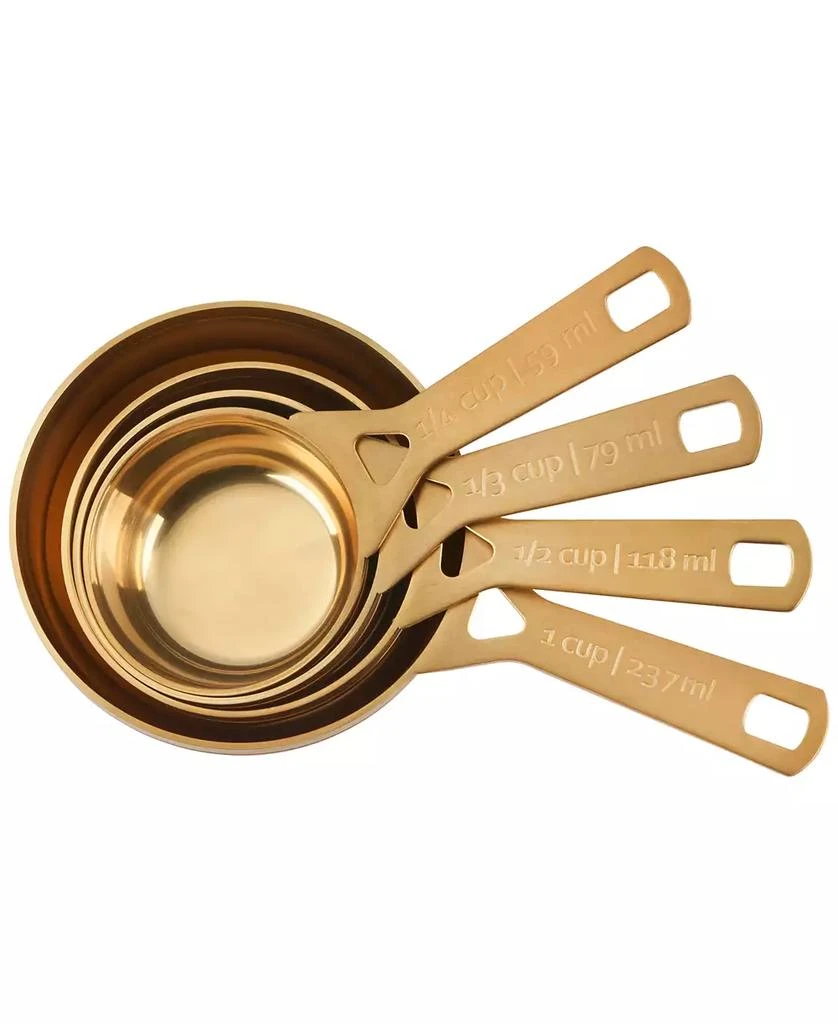 Le Creuset Gold-Tone Measuring Cups, Set of 4 3