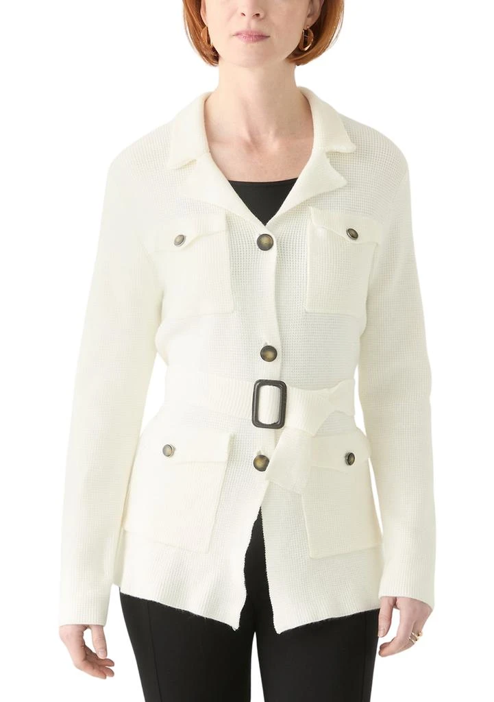 Calvin Klein Women
s Belted Sweater Jacket