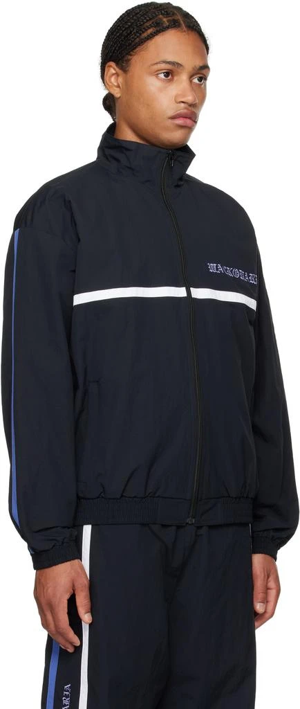 Wacko Maria Black Taffeta Track Jacket 2