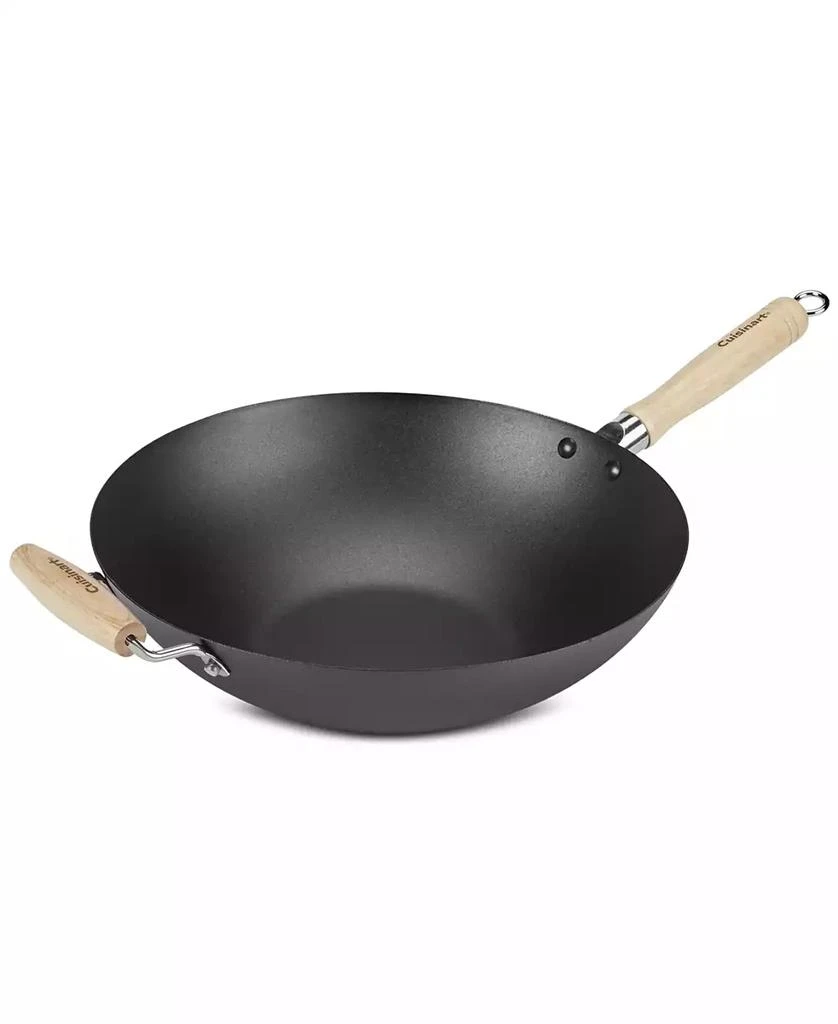 Cuisinart 14" Carbon Steel Wok with Helper Handle 1