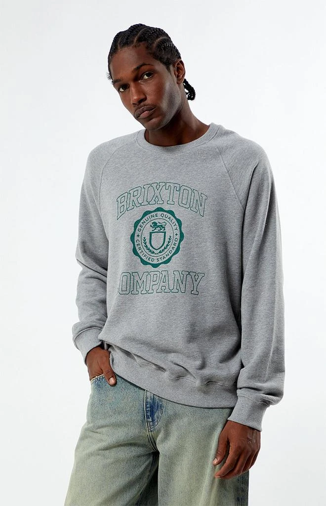 Brixton University Broken In Crew Neck Sweatshirt 1