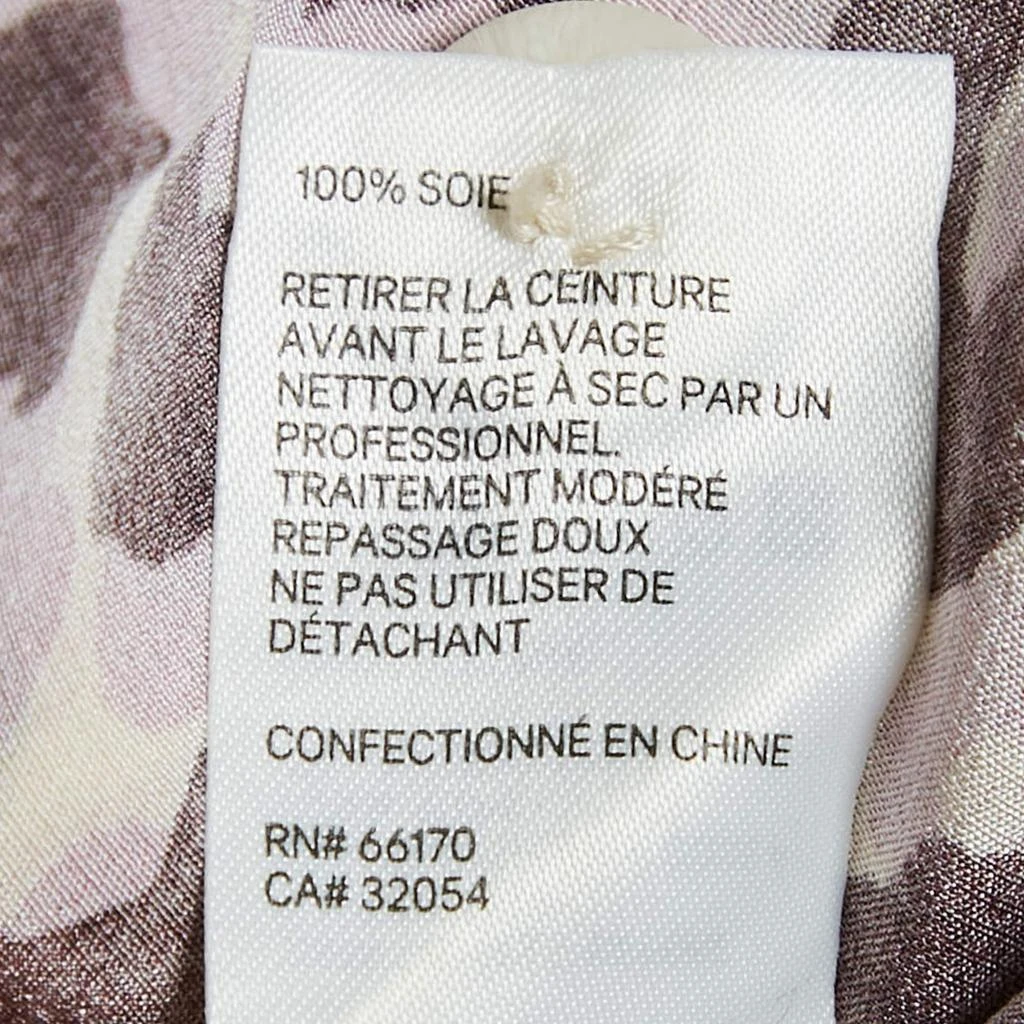 Zimmermann Zimmermann Purple Leopard Print Silk Shirt and Shorts Set M/L 10