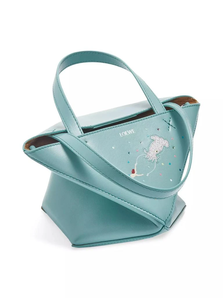 Loewe Suna Fujita x LOEWE Squid Mini Puzzle Fold Leather Tote 4
