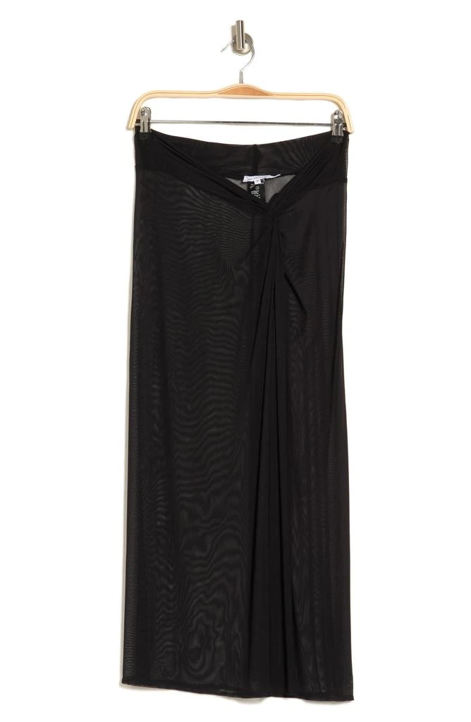 Good American Mesh Twist Sarong Cover-Up Maxi Skirt 3