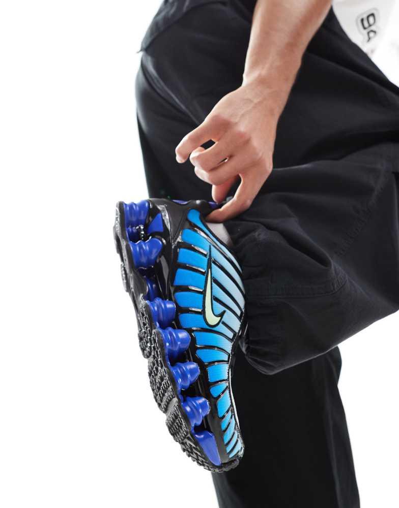 NIKE Nike Shox TL trainers in black and blue