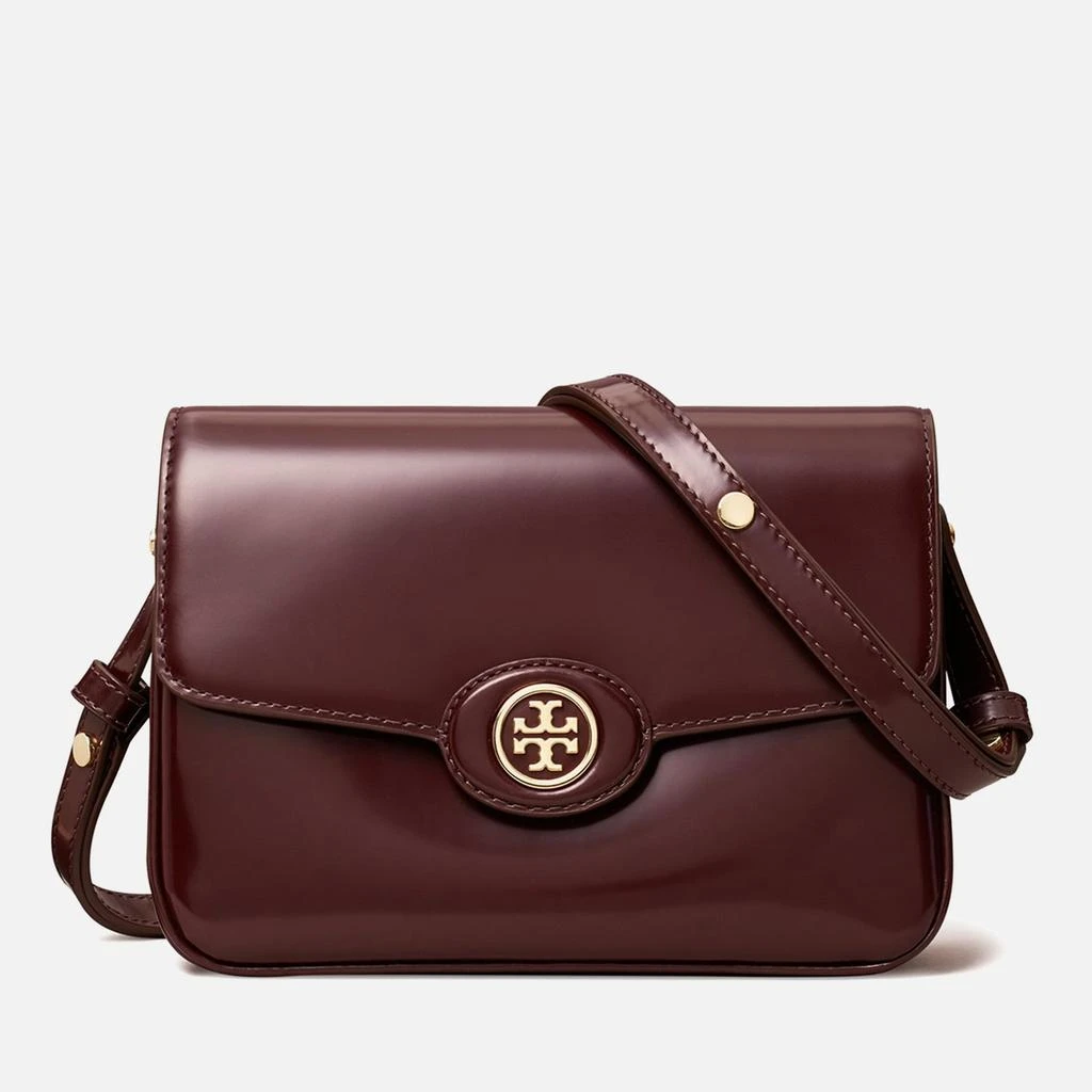 Tory Burch Tory Burch Robinson Spazzolato Convertible Leather Shoulder Bag 1