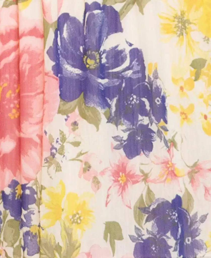 Dylan Ryan Juniors' Floral-Print Tiered Midi Dress 4