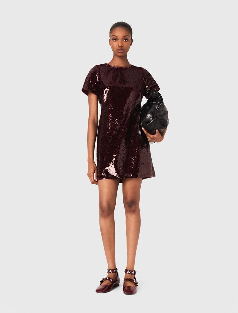 mini dress for fall Autumn Stone Shift Chiffon Mini Dress – VICI main image 1
