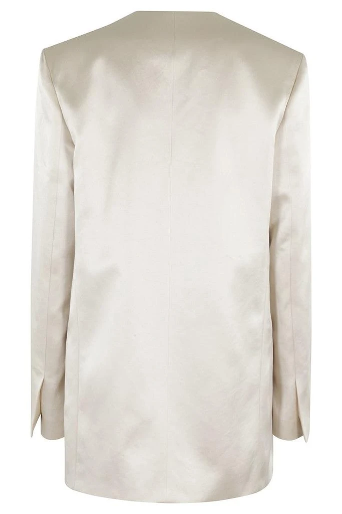 PHILOSOPHY di LORENZO SERAFINI Double-Breasted Ivory Duchess Blazer 2