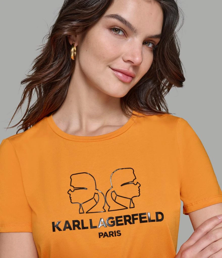 Karl Lagerfeld Paris DOUBLE KARL HEAD TEE 3