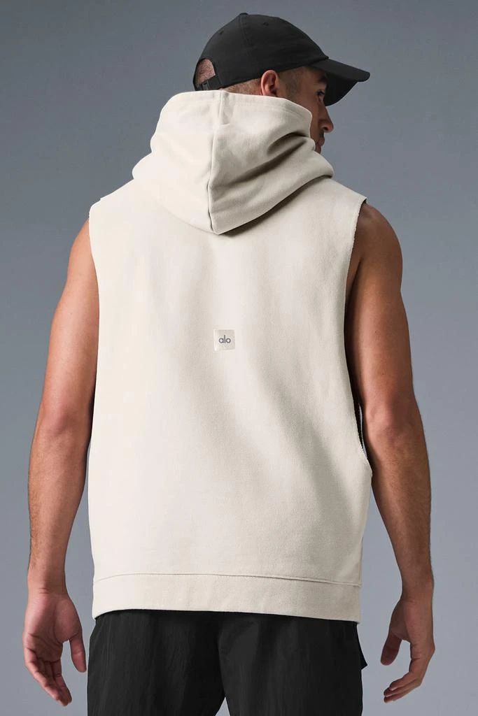 Alo Renown Sleeveless Hoodie - Bone 2